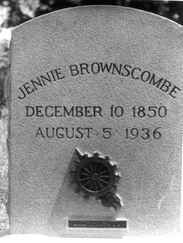 Jennie Brownscombe, Wayne County's most famous painter, lived until 1936 and was buried in Honesdale’s Glen Dyberry Cemetery.